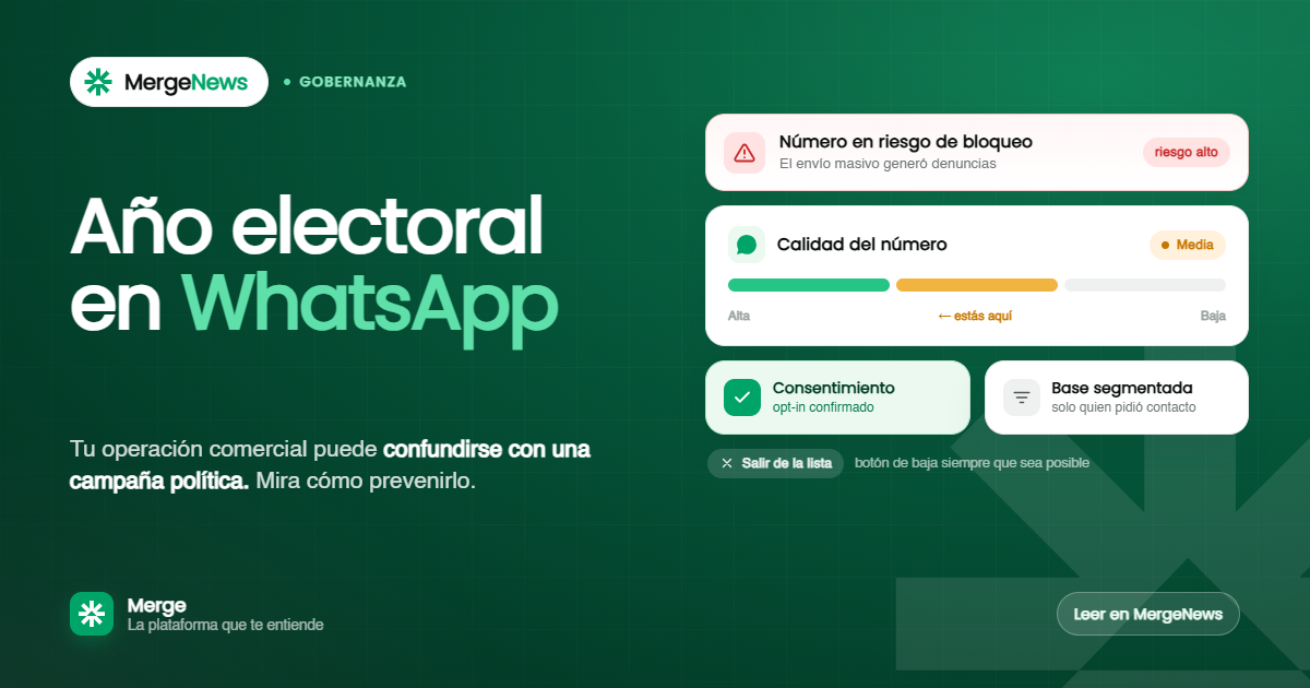 Año electoral en WhatsApp: riesgo de parecer campaña política